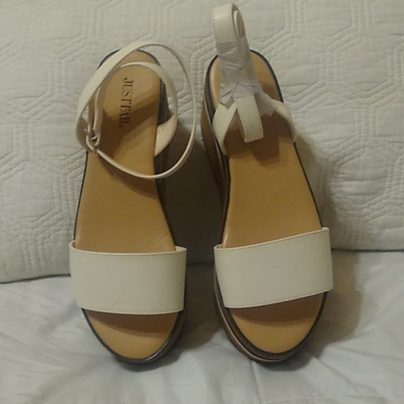JustFab "Oh Behave" Platform Sandal 7.5 - Picture 9 of 9